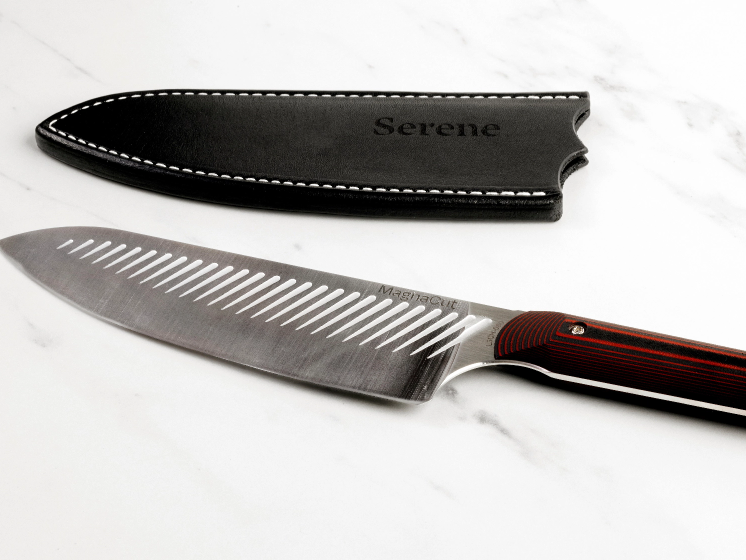 The Halsted Serene Pair- 8" Chef - 6" Petty Knife and Leather Sheaths